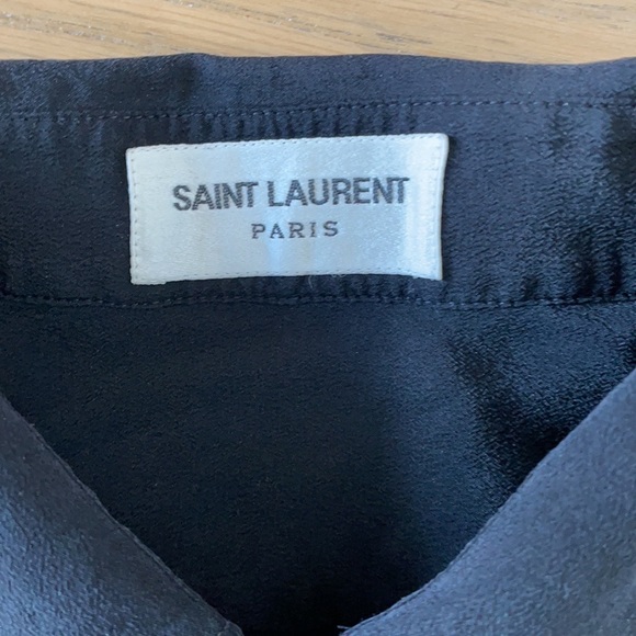 Saint Laurent Silk Shirt in Black - Picture 3 of 5